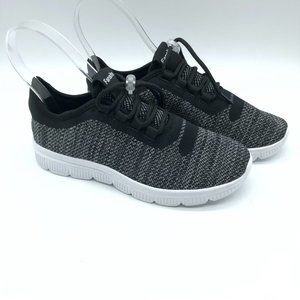 Fansite Womens Mesh Sneakers Lace Up Drawstring Athletic Gray US Size 6